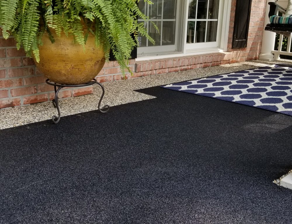 Pebble Epoxy Concrete Overlay Sidewalk in Canton, GA - Pebble Stone, LLC