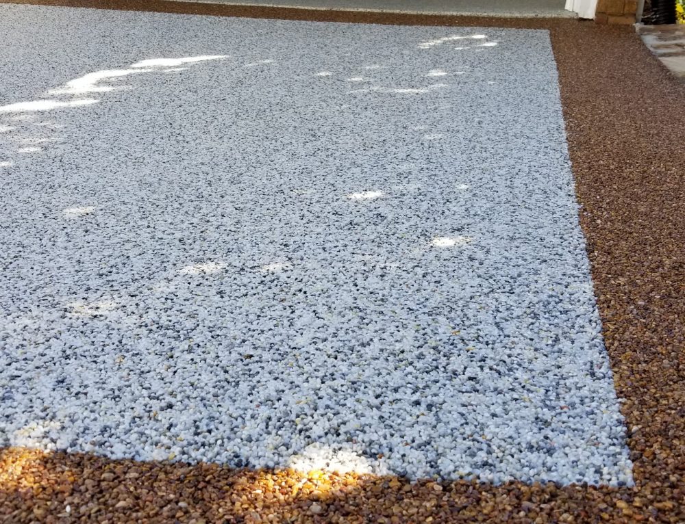 Pebble Epoxy Concrete Overlay Sidewalk in Canton, GA - Pebble Stone, LLC