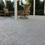 knock down overlay patio