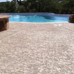 knock down overlay pool deck
