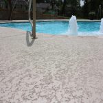 knock down overlay pool deck