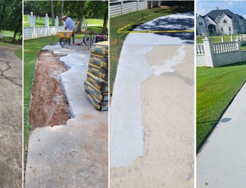 Completed An 8000 sqft Driveway Repair and Resurfacing with Quartz-Crete!